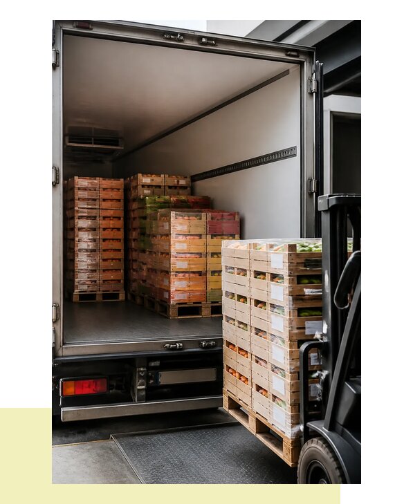 Перевозка сельхозпродукции на паллетах с доставкой в Алексеевку